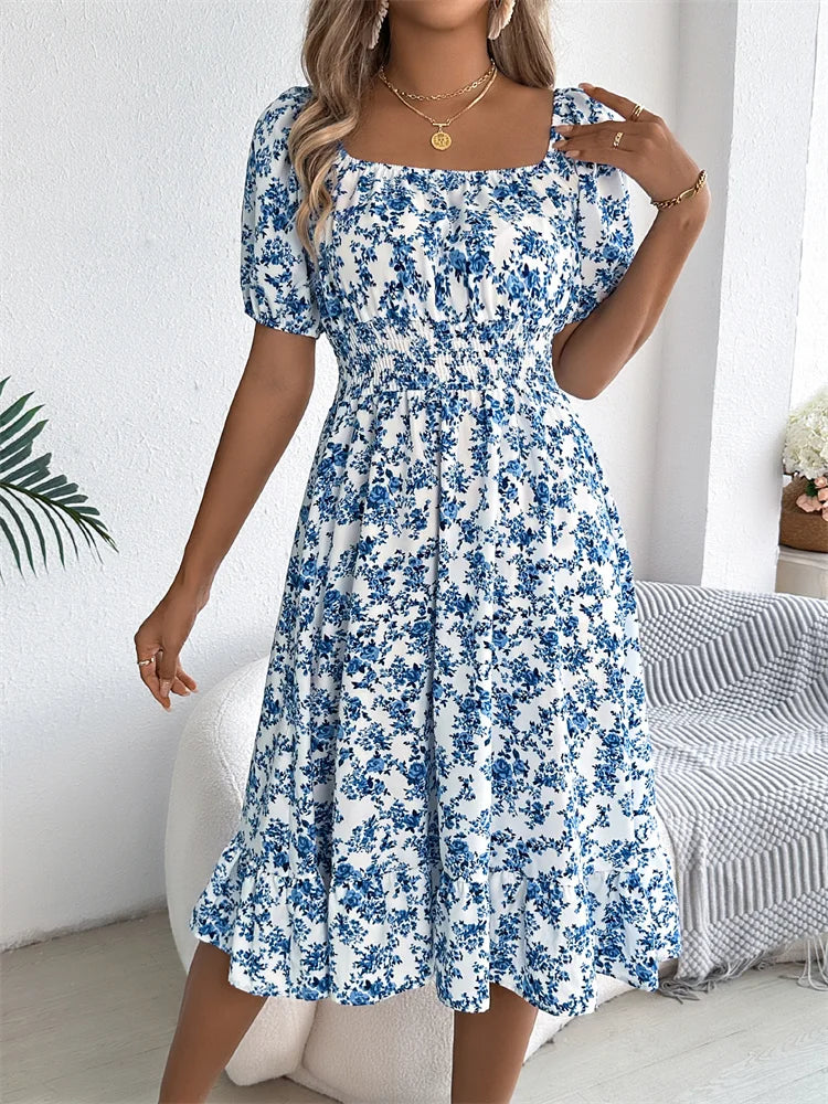 Veloura Msfilia Leisure Square Collar Spring Summer