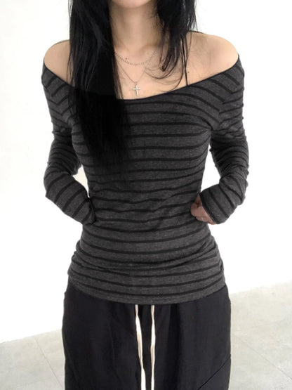 Veloura Japanese Basic Slim Long Sleeve Shirt Women