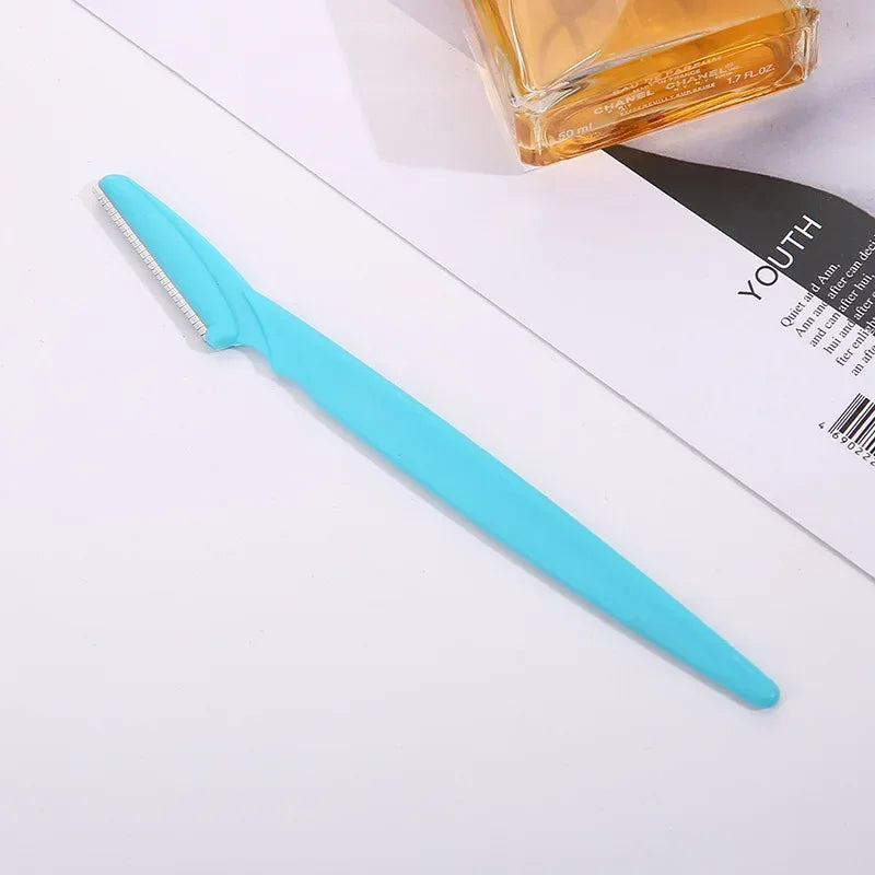 1Pcs Eyebrow Trimmer Makeup Tools Safe Eye Brow Razor Face Body Hair Removal Shaver Blades Woman Eyebrows Shaping Knife