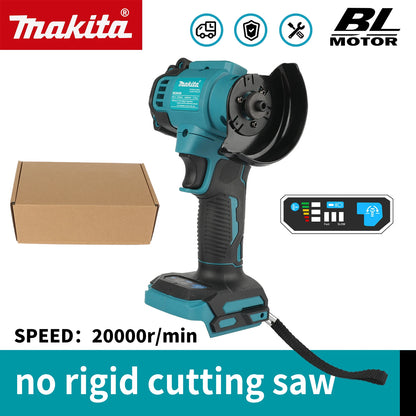 Makita MT438 18V Cordless Angle Grinder 3 Inch, Mini Polishing Grinding Machine Electric Cutting Tool for Small Works DIY