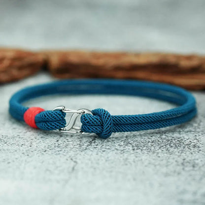 Simple Mens Bracelets Hand-Woven Detachable 7 Colors Rope Braclets Double Survival Braslet Pulseras Para Hombre Gift for Him