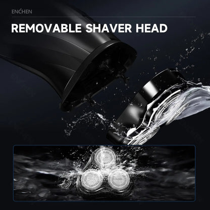 ENCHEN BR-3 BlackStone 3 Original 3D Floating Waterproof Replacement Shaver Blade Head For Men's Cleaning Use