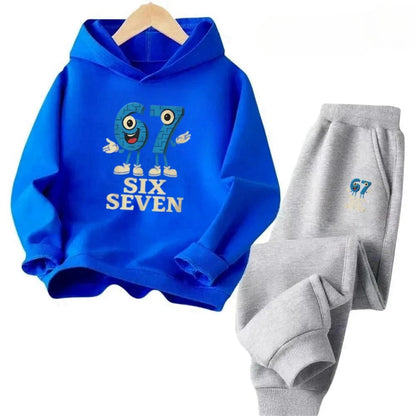 4-13Y 67 Trendy Kids Set Cartoon Mouse Design Cotton Blend Outfit Daily Playwear Discount Children's Fashion Trend Set