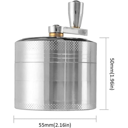 Hard Spices Metal Dry Crusher Grinder 1.9 Inch Hand Tool for Nutmeg Ginger Rock Salt Peppercorns Spice Grinder Kitchen