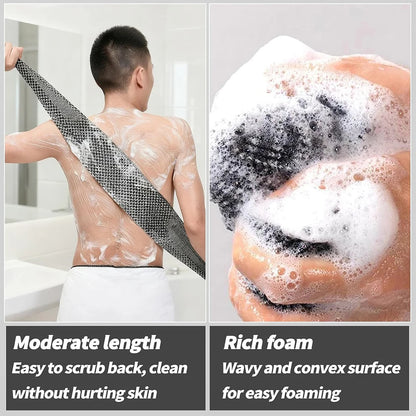 1PCS Quick-drying Exfoliating Shower Towel Deep Cleansing Scrub Wash Cloth Body Shower Gentle Exfoliation Removes for Men Woman