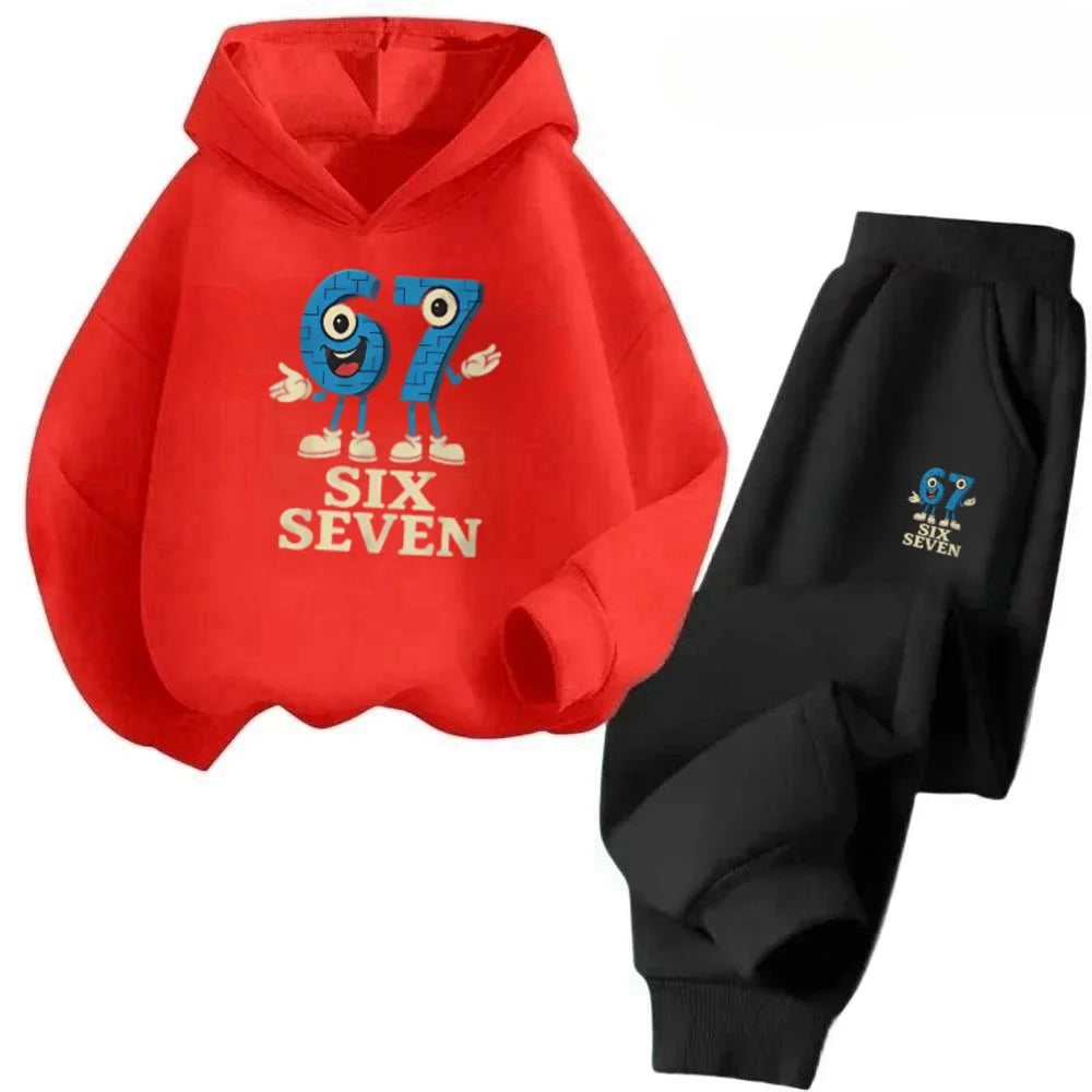 4-13Y 67 Trendy Kids Set Cartoon Mouse Design Cotton Blend Outfit Daily Playwear Discount Children's Fashion Trend Set