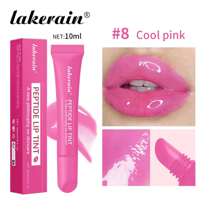 10ml Mirror Lip Glaze Moisturizes Jelly Lip Enrichment Oil Lasting Water Light Glass Lip Oil Remove Line Lip Protection Serum