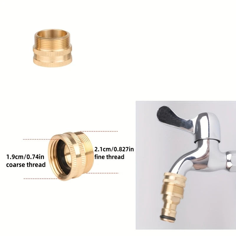 Multi functional connector car wash water gun 4-point connector basin adapter connector multifunctional Multi functional connect