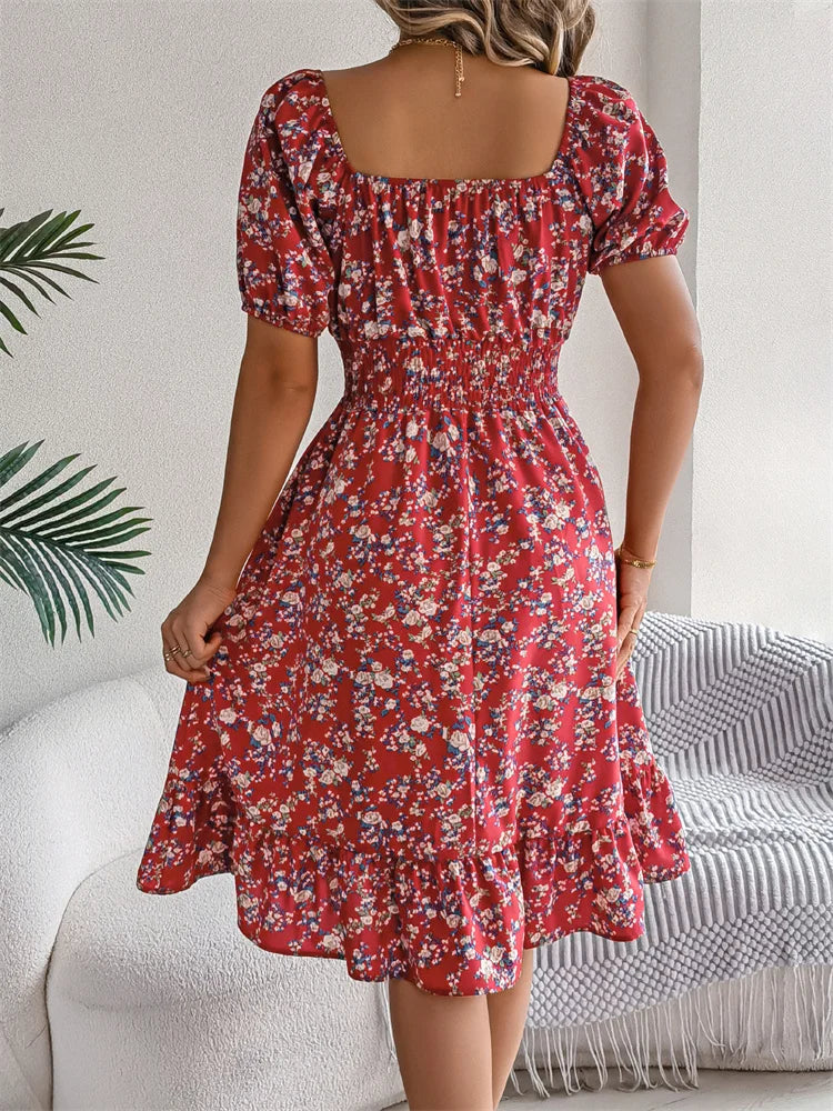 Veloura Msfilia Leisure Square Collar Spring Summer