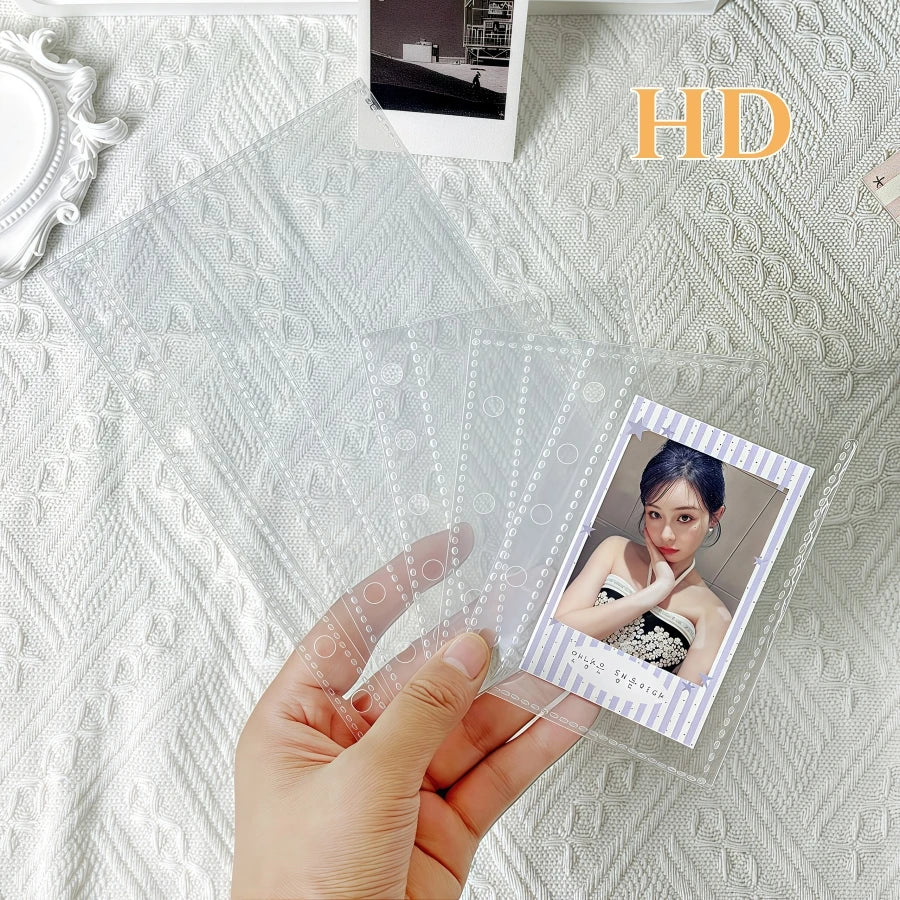 10/20/30/50P/Bag M5/A6/A7 Transparent Loose-Leaf Pages, Plastic Protective Covers, Portable Sticker Books, Loose-Leaf Binders, Album Refill Pages, High-Quality Pp Material, Acid-Free and Pvc-Free, Safe for Storage, High Trans