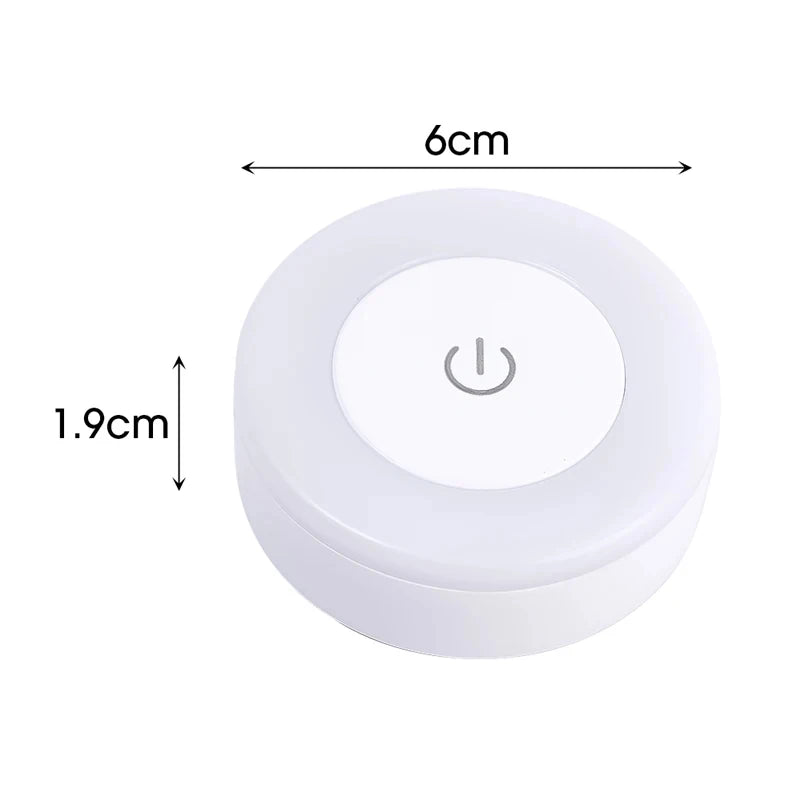 Min Energy Saving Led Touch Sensor Night Lights USB Rechargeable Magnetic Wall Light Room Aisle Bedroom Portable Night Lamp