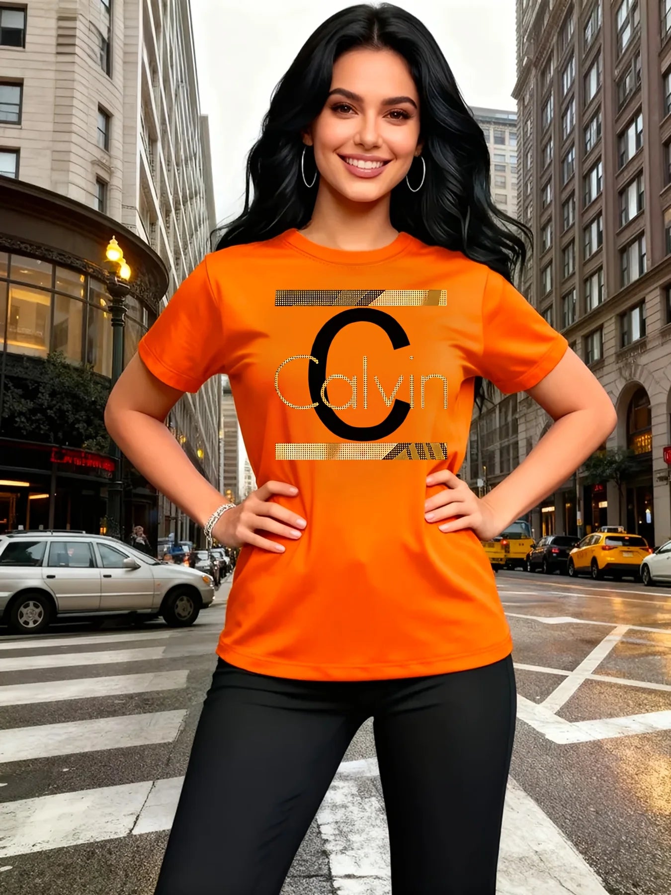 Calvin Letter Print Women's