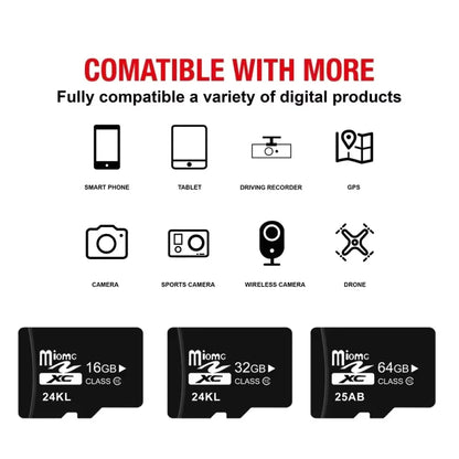 10 Categories High-speed Memory card 4GB 8GB 16GB 32GB 64GB 128GB sd card Mini TF card is used to monitor the drone tachograph