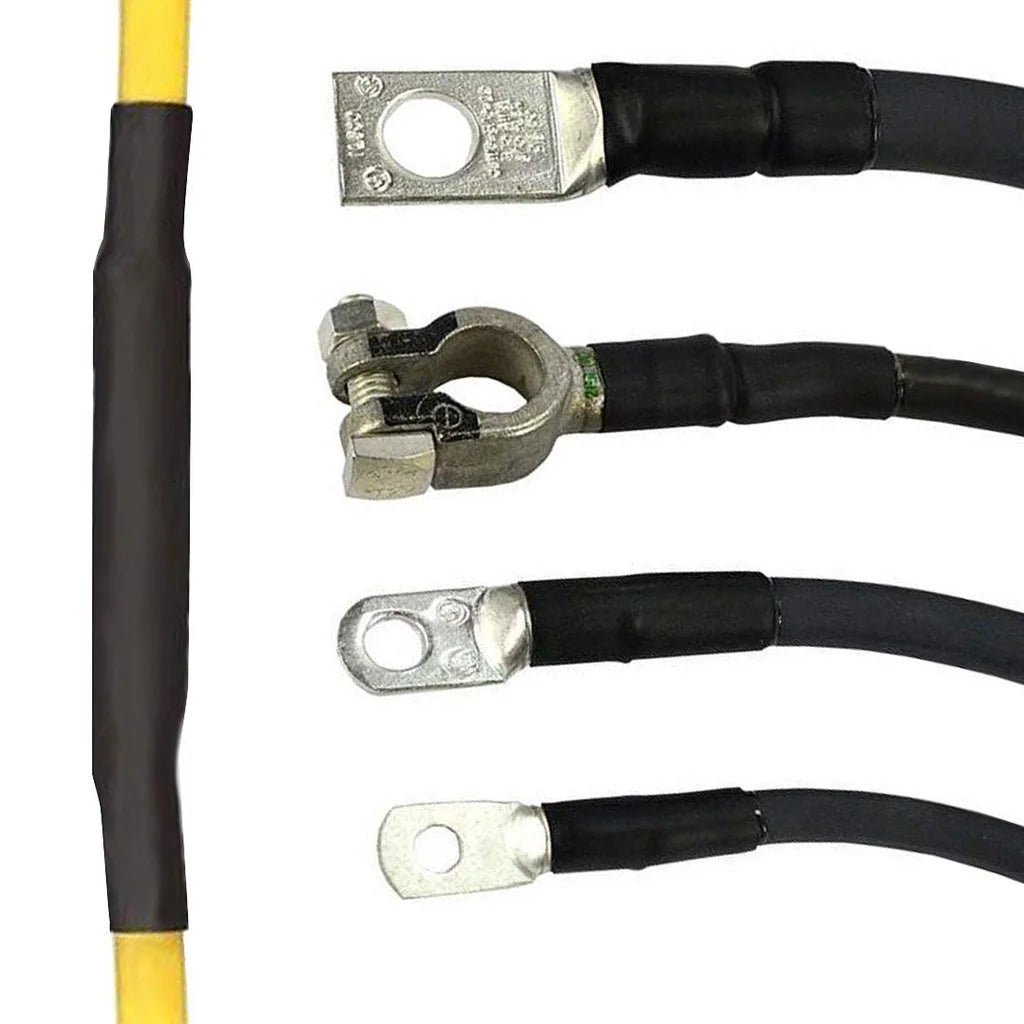 127Pcs 7 Sizes Set Heat Shrink Tubing Ratio 2:1 Heat Shrink Electrical Wire Cable Wrap Assortment Insulation Protection Tube
