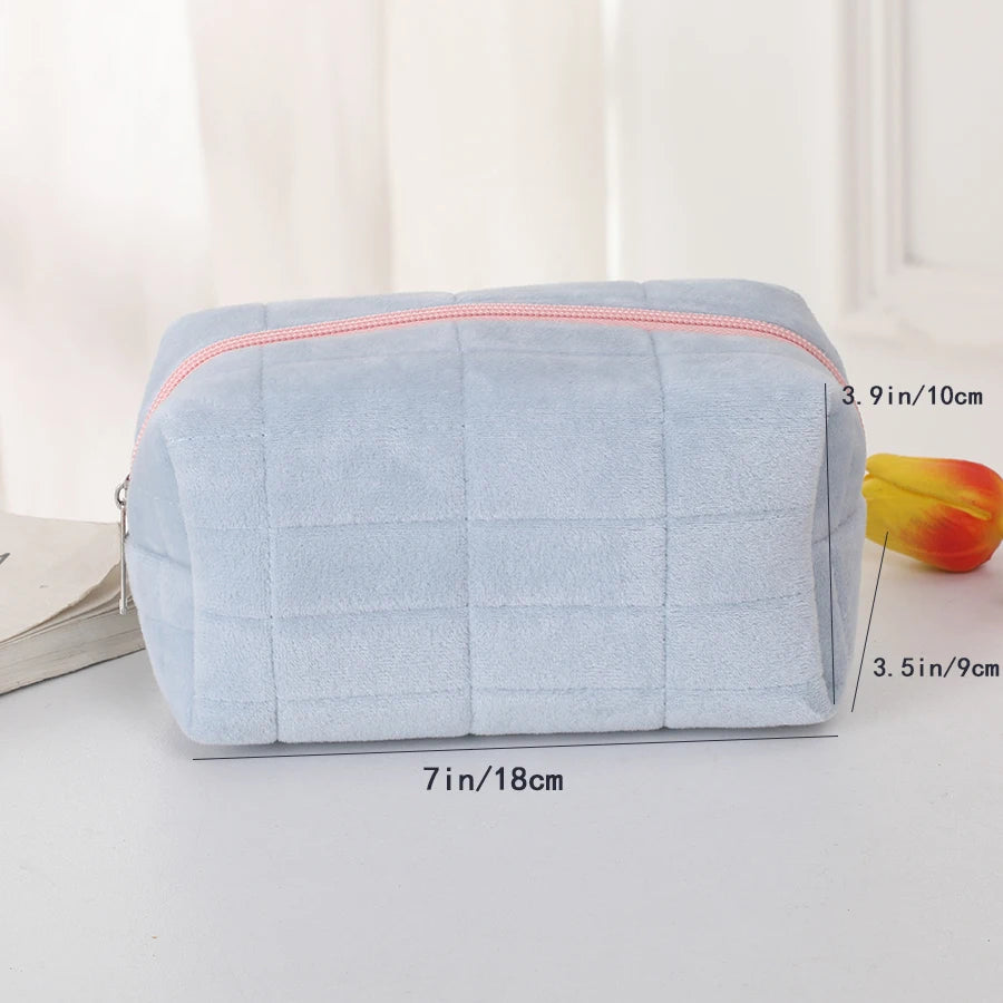 Simple Makeup Bag Pillow Pen Bag High Appearance Level WOMEN'S Large Capacity Pillow Bag Portable Storage Bag