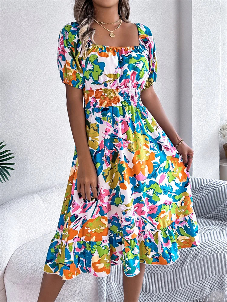 Veloura Msfilia Leisure Square Collar Spring Summer