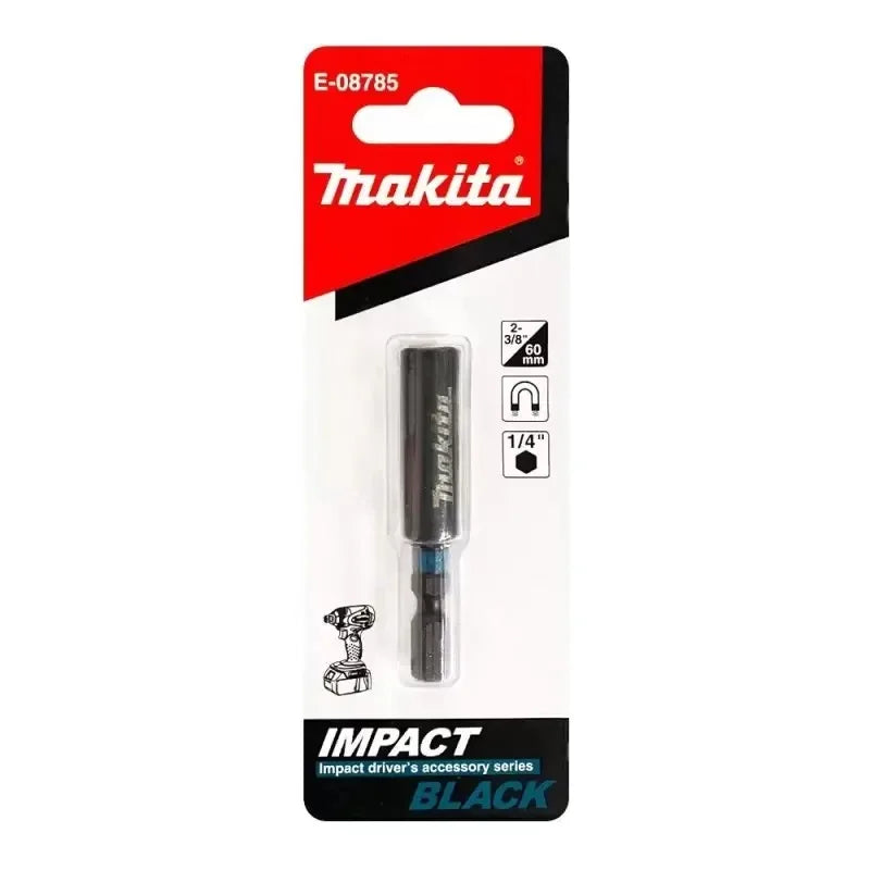 MAKITA E-08785 Impact Magnetic Bit Holder Extension 1/4" Hexagon Rust Resistant Cordless Drill Driver Power Tool Accessories
