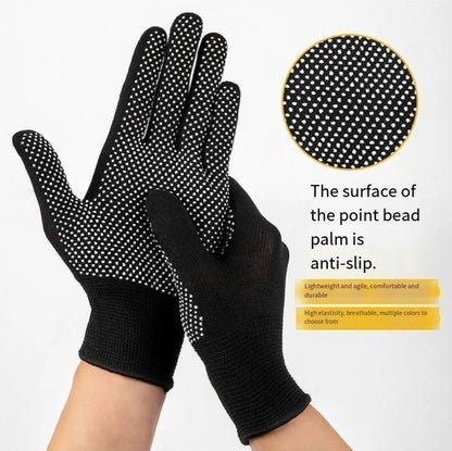 Nylon Gloves Breathable Non-Slip for Cycling Fishing Camping Unisex Multicolor Work Protection Labor Protection Gloves