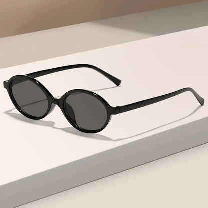 Sexy Small Oval Leopard Sunglasses Women Lovely Ins No Makeup Plain Glasses Frame Men Eyewear Cute Decorative Computer Glasses