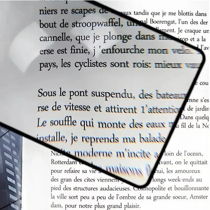 New Full Page Large Sheet Magnifier Magnifying Glass Reading Aid Glass Page Magnifying Lens Ultra-thin Reading Magnifier  New