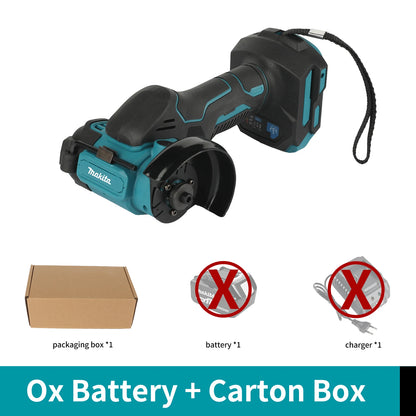 Makita MT438 18V Cordless Angle Grinder 3 Inch, Mini Polishing Grinding Machine Electric Cutting Tool for Small Works DIY