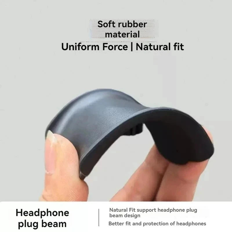Black Universal Aluminum Alloy Headphone Stand Durable Desktop Gaming Headset Holder Multimedia Accessory for Earphones