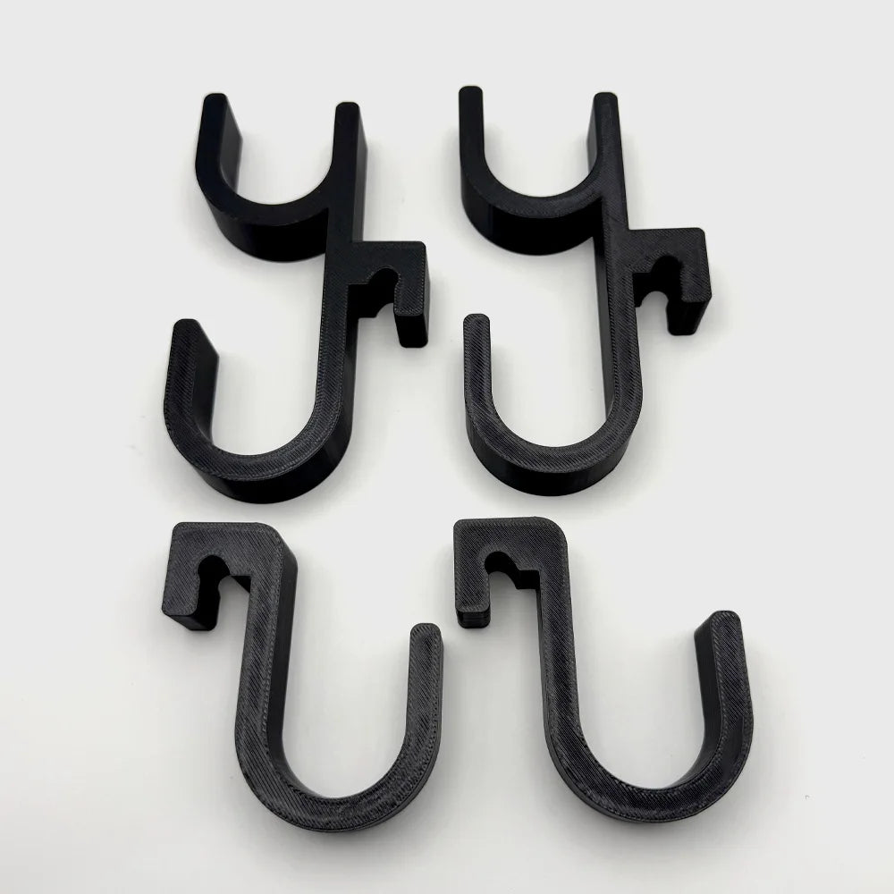 2Pcs Car Umbrella Hooks - Trunk Hangers, Universal for Sedans with No-Drill Installation, Multi-Functional Seat Back Storage Racks