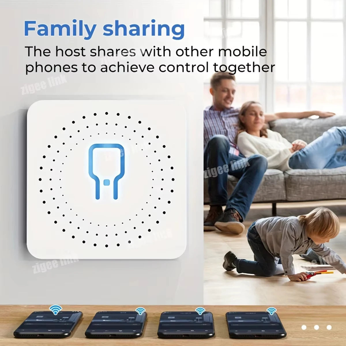 WiFi Zigbee3.0 Mini Smart Switch 2-Way Relay Breaker,Timing APP & Voice Control DIY Household Smart Home Automation Module