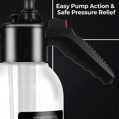 Car washing spray pot foam spray pot 2L spray type with pressure relief valve for household car spray hand pressure spray pot