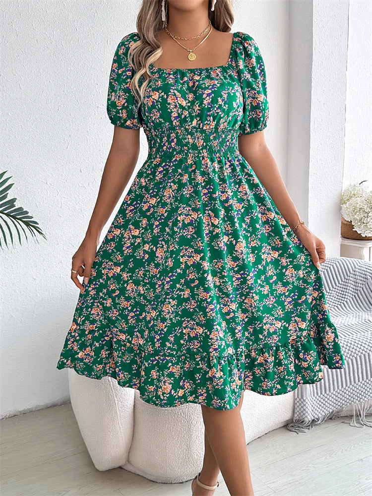 Veloura Msfilia Leisure Square Collar Spring Summer