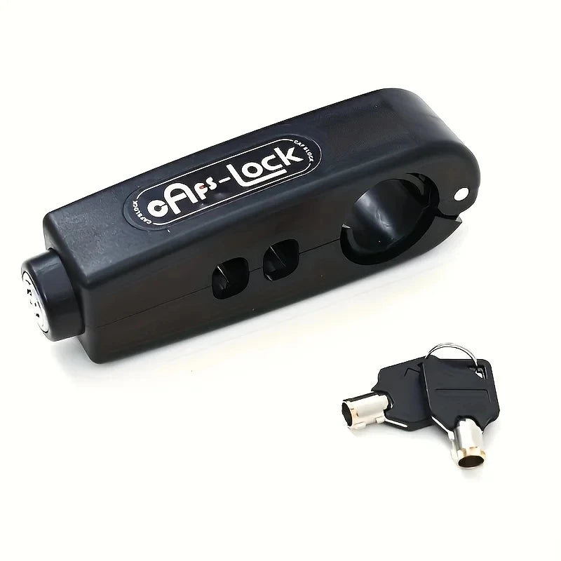 MTB Road Bike Anti-Theft Lock Mini Cycling Front Brake Lever Safety Locks with 2 Keys Portable Bicycle Brake Handlebar Grip Lock